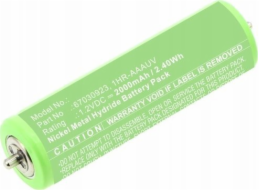 Cameron Sino Battery Typ dobíjecí baterie Wer1411l2508 0025864 Pro Panasonic Er-pa10 Braun Flex / Cs-brf310sl