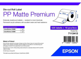 Epson PP MATTE LABEL PREM DE-CUT/ROLL 76X51MM 535 LABELS