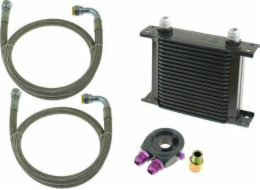 D1Spec_D Olejový chladič TurboWorks Slim Line 16řadý 140x125x50 AN10 černý