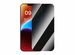 Baseus privacy tempered glass Superior for iP 14 Plus/13 Pro Max + cleaning kit i EasyStick