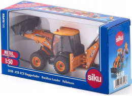 Rýpadlo-nakladač SIKU SUPER JCB 4CX, model vozidla