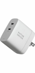Native Union 67W Dual USB-C Fast GaN PD Wall Charger White