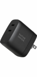 Native Union Fast GaN Dual USB-C Port PD 67W Wall Charger – Black