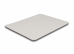 Delock Podložka pod myš, béžově šedá, 220 x 180 mm, se skleněným povlakem