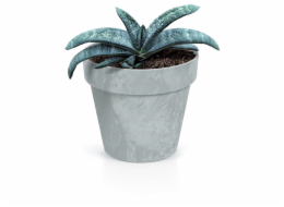 Hrnec Prosperplast Cube, plast, O 20 cm, šedý