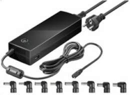 goobay Napájecí zdroj 134,5W pro notebook 230V na 12-24V Max.8.5A s USB