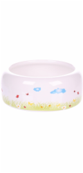 Flamingo Keramická dekorativní miska pro hlodavce 11,5cm 250ml