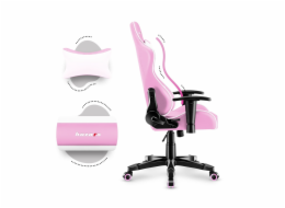 Huzaro Ranger 6.0 Křeslo bílé a růžové