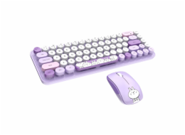 MOFII Wireless Keyboard+Mouse iBean Pro New 2.4G (Purple)