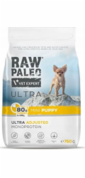 VETEXPERT Raw Paleo Ultra Mini Puppy Turkey - suché krmivo pro štěňata - 750 g
