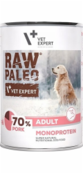 VETEXPERT Raw Paleo Adult Monoprotein Vepřové maso - vlhké krmivo pro psy - 400 g