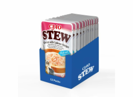 INABA Ciao Stew Chicken & Salmon - pamlsek pro kočky - 40g