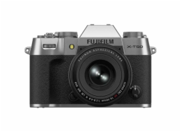 FujiFilm X-T50 body silver + XF 16-50 mm