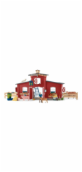 Schleich Farm World Velká farma se zvířaty a doplňky, budova na hraní