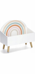 Dětská truhla ZELLER RAINBOW, různé barvy, 58×28×52 cm