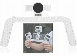 LensGo Grip Holder Stabilizátor pro telefon Smartphone Telefon 3x ISO noha LensGo / L3 / bílá