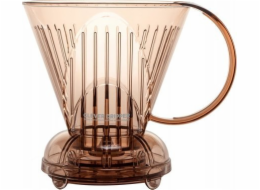 Clever  Dripper - Kávovar L 500ml transparentní hnědý + 100 filtrů