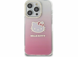 Sourcing Hello Kitty HKHCP15SHDGKEP iPhone 15 / 14 / 13 6.1 růžové/růžové pevné pouzdro IML Gradient Electrop Kitty Head