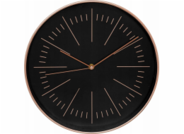 Atmosphera Moderní obývací hodiny Edith, nástěnné, černé, 30 cm