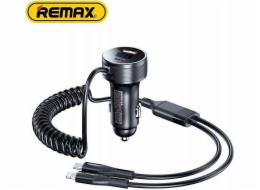 Remax LAD SAM. SAGA SERIES 52,5W RCC336 PD QC 1xUSB-C + 1xUSB S KABEL C+L ČERNÝ