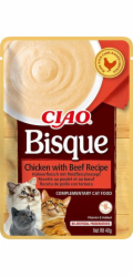 INABA Ciao Bisque Chicken with beef - pamlsek pro kočky - 40g