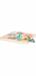 small foot Dřevěné paměťové puzzle Dino