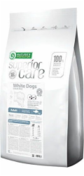 NATURE S PROTECTION Superior Care White Dogs Adult Small BiaLoryba - suchý krém pro psy bez obilovinu - 10 kg