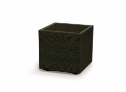 Květináč Prosperplast MADERA SQUARE eco wood 38,5 cm kávový