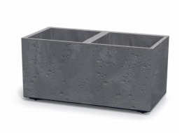 Květináč Prosperplast SIERRA CASE beton effect 77 cm šedý