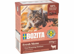 BOZITA Fresh Menu Sterilised Venison - mokré krmivo pro kočky - 370g