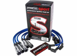 PowerTEC zapalovací kabely AUDI 80 90 100 200 VW PASSAT 1.8-2.3L 73-91 Červený