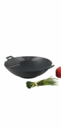 KELA Wok litinový 36 cm s příslušenstvím sada 5 ks KL-77943
