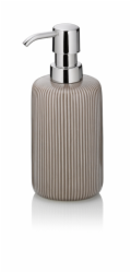Dávkovač mýdla Ava keramika šedá 350 ml KL-24422