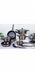 Sada nádobí s titanovým povrchem 15 ks Crystal Collection BH-7167