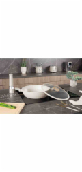 Pánev s titanovým povrchem a poklicí 30 cm Sahara Collection BH-8069
