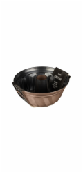 Forma na bábovku s titanovým povrchem Rosegold Metallic Line BH-7874