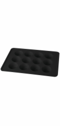Forma na muffiny 12 ks Matte Black Collection BH-7876