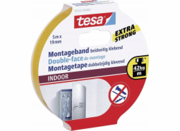 Tesa  Powerbond Montageband Indoor 5m 19mm