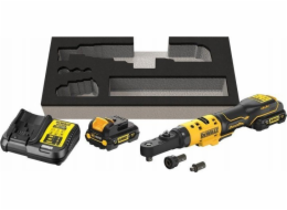 Nárazový utahovák Dewalt AKUMULÁTOROVÁ Ráčna 1/4   3/8   XR 12V 2*3,0AH