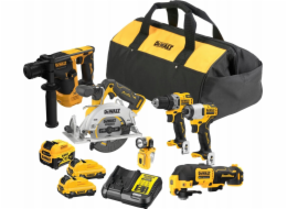 Sada elektrického nářadí Dewalt  COMBO SET 12V DCK611P1D2 (DCH072+DCS512+DCD701+DCF801+DCS353+DCL510) 1x5,0 2x2,0Ah TAŠKA