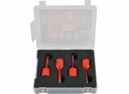 AWTools vrtačka AWTOOLS SADA KORUNY NA KAMENNÉ OBKLADY, sada 5 kusů (2x6mm, 8, 10mm) V POUZDRU NA SUCHÝ VOSK