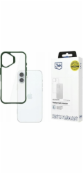 3mk ochranný kryt Satin Armor Case+ Green pro Apple iPhone 16 Plus