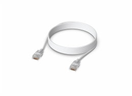 Ubiquiti UACC-Cable-Patch-EL-3M-W síťový kabel Průsvitné, Bílá Cat6