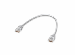Ubiquiti UACC-Cable-Patch-EL-0.3M-W síťový kabel Průsvitné, Bílá 0,3 m Cat6