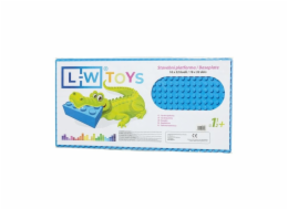 L-W Toys Podložka na stavění - JUNIOR 16x32 bodů modrá