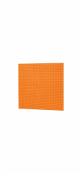 L-W Toys Velká podložka na stavění 50x50 bodů oranžová