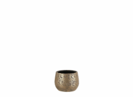 Hrnec Mica Clemente 1055434, keramika, H 16,5 cm, zlatý