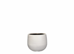 Hrnec Mica Gabriel 1043076, keramika, H 16 cm, bílý