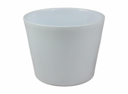 Hrnec Domoletti 44012/007, keramika, O 11,5 cm, bílý