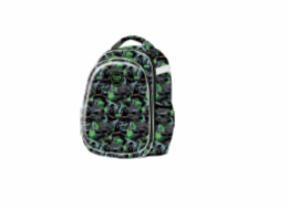 Školní batoh CoolPack Block F015823, černo/zelený